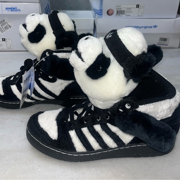 JS Panda Bear Jeremy Scott X Adidas Originals Men’s 8.5 - Picture 5 of 14